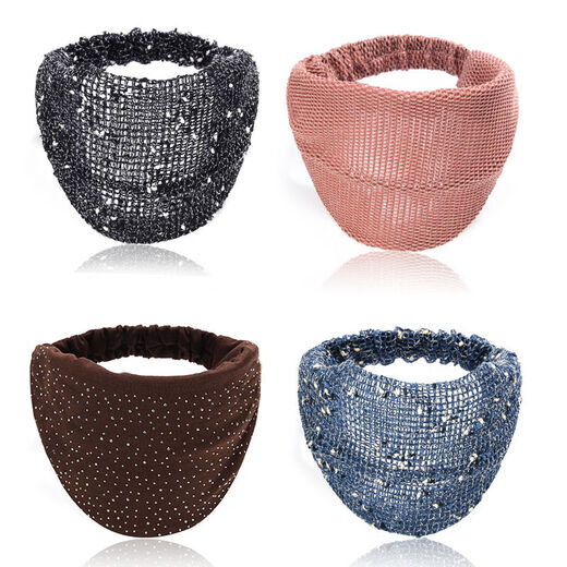 Sarala wide hairpin to cover white hair, wide edge to cover gray hair, headscarf, headband, headband, hair band, headband to cover gray hair, elegant Thousand Island style gray