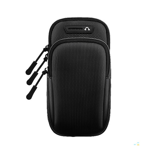 He Jiagong arm mobile phone bag running mobile phone arm bag outdoor bag unisex arm bag sports arm sleeve wrist packaging large black