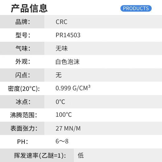 CRC ECO LEAK FINDER Food Grade Gas Leak Detector Gas Pipeline Leak Detector 10732 CRC Gas Leak Detector