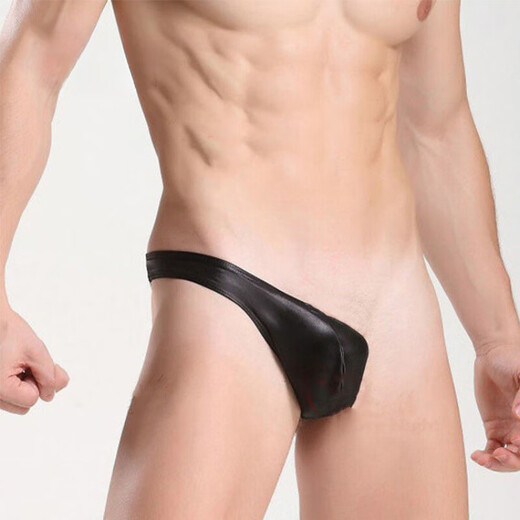 Sexy underwear, men's thong, iron ring, men's underwear, sexy fully transparent T-pants, passion free, style one black, one size fits all, sexy pajamas for boys, adult sex toys
