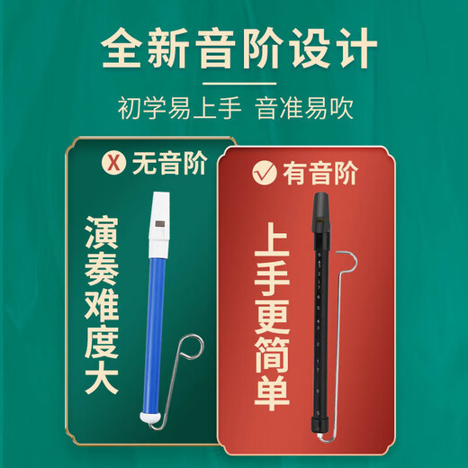 Dbao escala liuliu flauta douyin misma profesional deslizante tirando flauta pulpo hermano laoliu marzo soplando flauta instrumento color de degradado [liuliu flauta con escala digital]