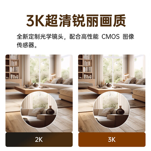 Xiaobai Xiaobai Y3 gimbal version 500W pixel camera home monitor 360 panoramic wireless network camera mobile phone remote baby care device baby monitor