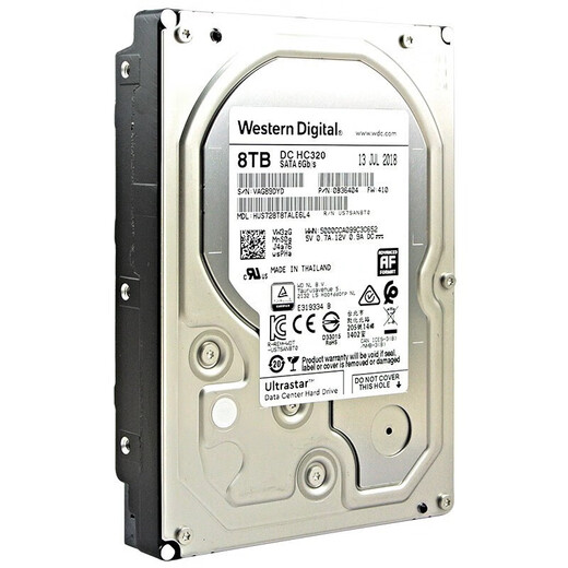 Western Digital (WD) Enterprise-Grade Festplatte 3,5 Zoll 7200 U / min SATA-Schnittstelle 8TB HUS728T8Tale6L4
