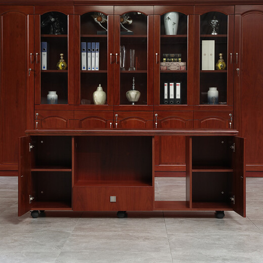 ZHONGWEI office furniture modern minimalist boss desk matching file cabinet information cabinet floor cabinet side cabinet 1.5 meters