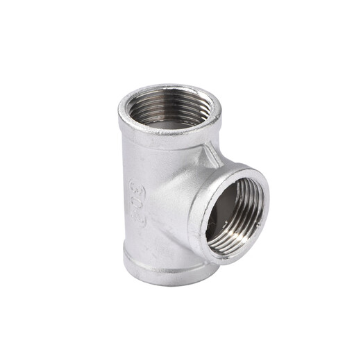304 stainless steel inner wire tee precision cast internal thread equal diameter 4 minutes 6 minutes 1 inch water pipe fittings straight through direct joint 304 material 1.2 inches = DN32