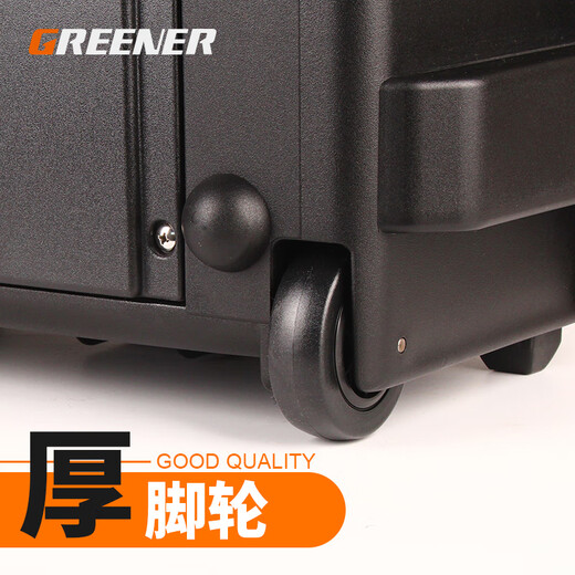 GREENER equipment safety box protective box precision photographic instrument camera storage tool box waterproof and shockproof multi-functional portable G-31 470 357 175mm sponge included