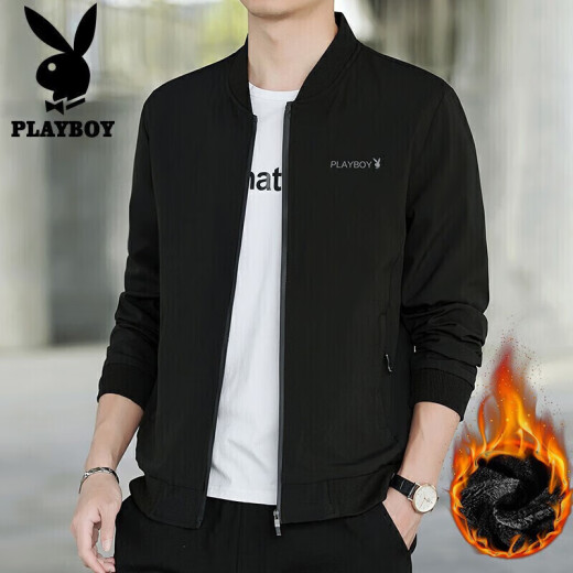 Playboy (PLAYBOY) jacket men's coat men's winter assault tops casual trendy slim baseball uniform