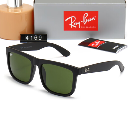 Tyrannosaurus 2023 new sunglasses European and American original single women's high-end glass sunglasses women black frame black gray film