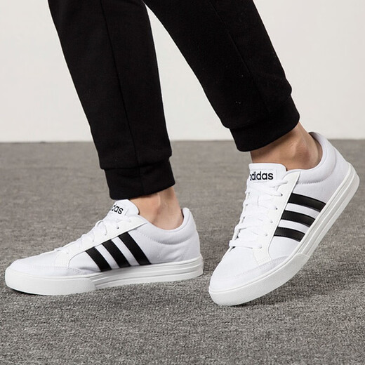Adidas new men's shoes for men's shoes for summer comfortable and breathable campus sports shoes fashionable three-stripe shoes casual AW3889 classic three-stripe 41
