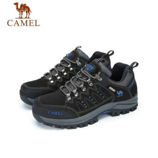 Camel (CAMEL) men's mountaineering anti-collision wear-resistant breathable lightweight casual sports shoes A832303075-026 carbon gray/black 42