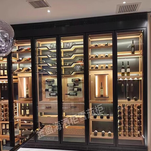 Double small stainless steel constant temperature wine cabinet, custom room temperature red wine and white wine cabinet, constant humidity cigar cabinet, wine cabinet and wine rack, custom design