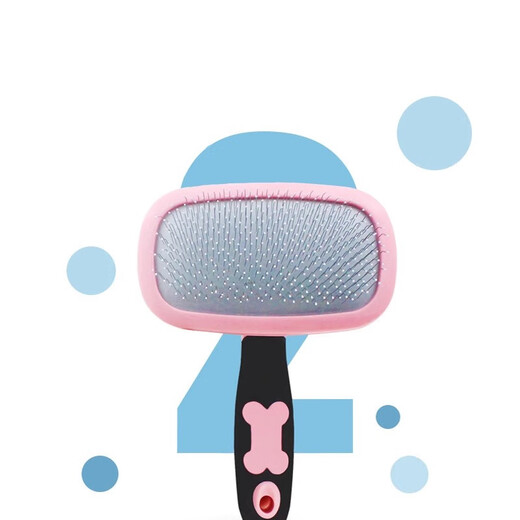 Harukami Murakami Teddy dog special fluffy comb to remove floating hair, hair pulling comb, needle comb, dog hair combing brush, Hartley pet supplies, fluffy comb + nail clipper set