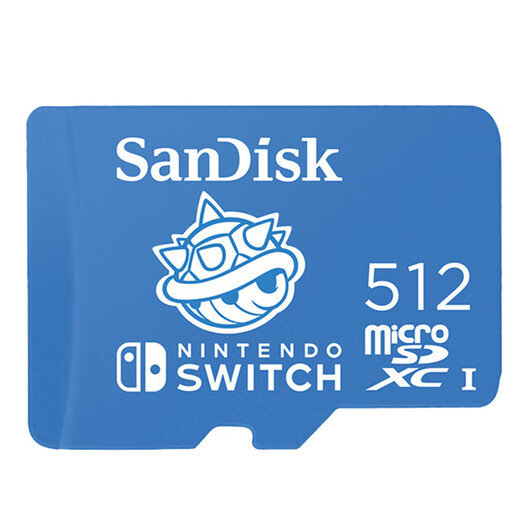 闪迪（SanDisk）512GB TF（MicroSD）内存卡 U3 4K高清视频 游戏存储卡 读速100MB/s Nintendo Switch任天堂授权