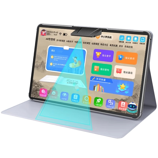 Alpha Number One Star Alpha Intelligent Learning Machine from first grade to high school Tablet Computer Student English Point Reading Machine Online Class Tutoring Machine Early Education Machine Learning and Training Machine All-in-one Machine New 12 4K Speedy Running Star Yao Silver 128GB Original Genuine Genuine Textbooks Free