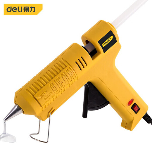 Deli professional hot melt glue gun, industrial-grade high-power electric glue gun, household handmade stick glue strip, large glue gun + 10 11mm glue sticks