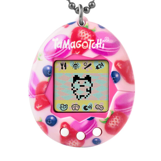 Tamagotchi Tamagotchi electronic pet machine 1997 replica version berry pink shell 7 growth forms gift for children over 8 years old portable hanging chain