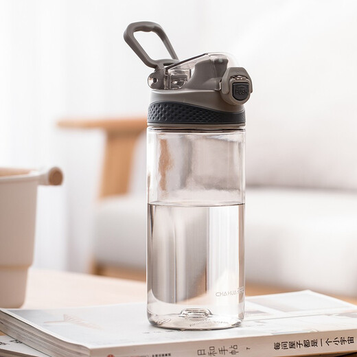 Camellia plastic water cup sports portable cup body Tritan material 050001,050002 pink-480ML