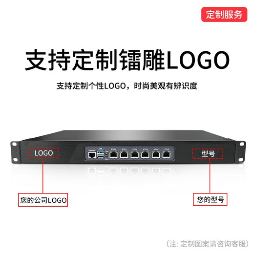 倍控i3服务器I7-8550U四核N5105千兆ROS维盟linux软路由1U机架式工控机虚拟机 多网卡电脑主机win10 I5-8250U 2.5G网16G内存256G硬盘 1U机架式（铝面板可定制）intel226六网卡