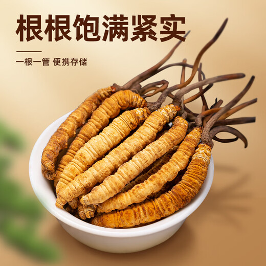 聚和泰头茬冬虫夏草礼盒新年货节过节送礼品礼物家人长辈老人滋补营养品 【4根/克 20根-5克】送礼推荐