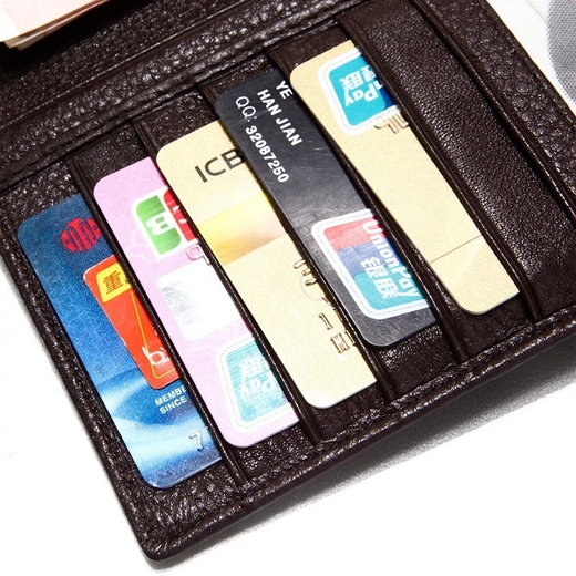 Sieben Wolf Wallet Herren Lange Business Gift Box Top Layer Cowide Großkapazität Brieftasche Geburtstag Vatertag Geschenk Praktisches Geschenk für Papa Black [Lightning Ankunft]