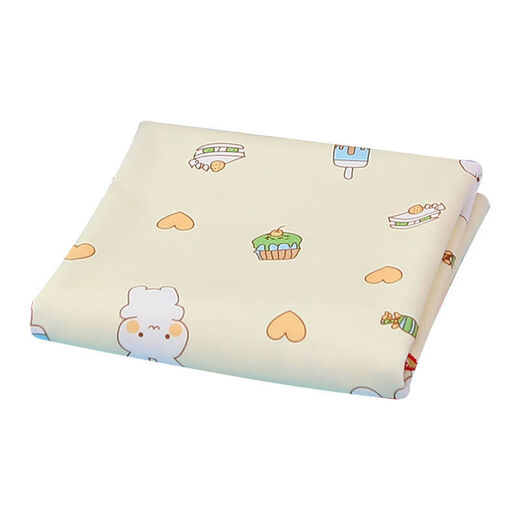 Royal Friends, Baby kann im Sommer mit Wasser gewaschen werden, atmungsaktiv, großer doppelseitiger Kristallvelvet, wasserdichte maschinelle, waschbare Neugeborenenmatte, doppelseitiger Kristallvelvet [blau] 50*70 cm [1 Stück]