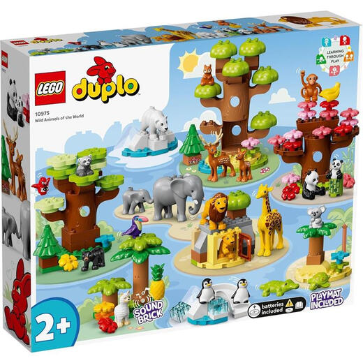 
LEGO [JD Logistics, Japan Direct Mail] Building Blocks and Toys Debao Big Grain Series Early Education and Education World Animals 10975