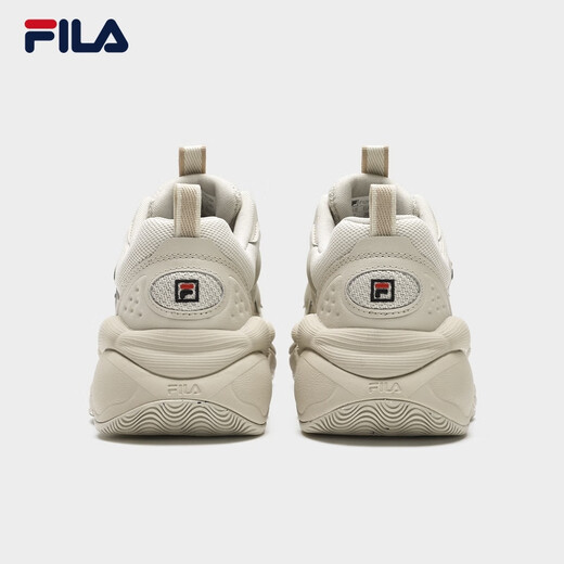 FILA Yang Mi's same style official pea shoes women's shoes dad shoes sports shoes winter new sports and casual shoes oatmeal brown-OM 37.5