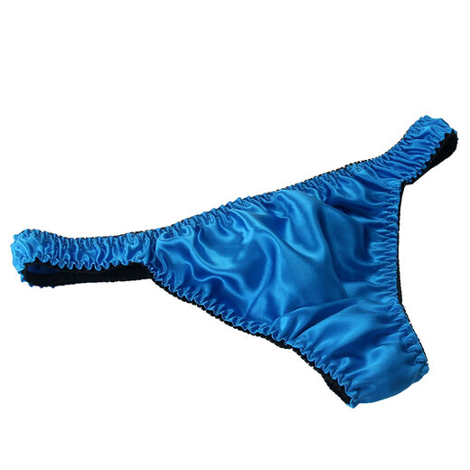 Ji Yafu Men's Silk Thong Silk respirant basse taille