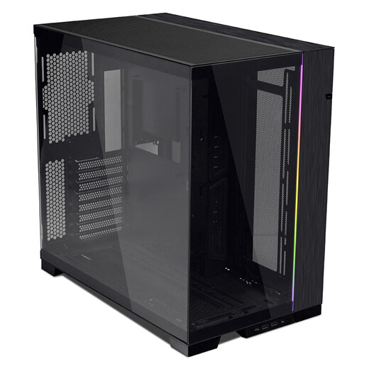 LIANLI联力包豪斯O11D EVO全视版 黑色 无立柱海景房台式电脑机箱  EATX大箱/三面水冷位/支持5090显卡