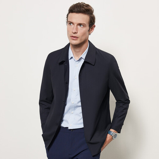 Shanshan Jacke Herren Frühlings- und Herbst-Revers sind knusprig und reibungslose administrative Kader-Kader-Männer mit hoher Dichte.