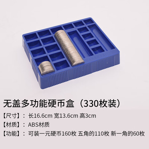 
Shantoulin Village multi-function one-yuan coin storage box 1 yuan storage artifact coin disk counting box lattice where coins are placed Multi-function coin box (430 pack NO.9227)