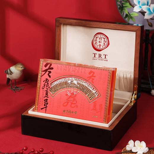 Tongrentang (TRT) Beijing Tongrentang Cordyceps gift box-457g Cordyceps gift high-end tonic