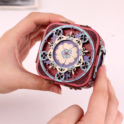 Tatanice деревянная музыкальная коробка музыкальная коробка ручной работы Diy Diy Diwelry Box детская сборка игрушек открытый день студенческого дня подарок