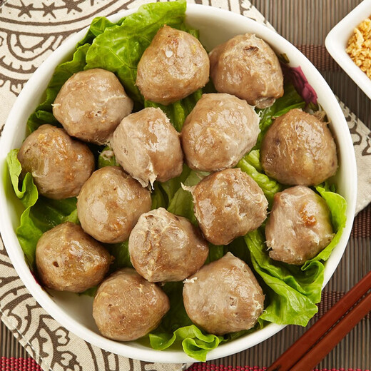 LO TAK TOU LO TAK TOU Chaoshan Handmade Beef Tendon Balls 1000g Fresh Hot Pot Balls BBQ Ball Skewers Oden 2Jin [Jin equals 0.5kg]