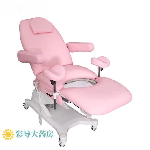 折叠便携妇科检查床 妇科检查床私密护理床折叠手术床人流冲洗床妇产床病床 6626(三电机全电动蓝色)