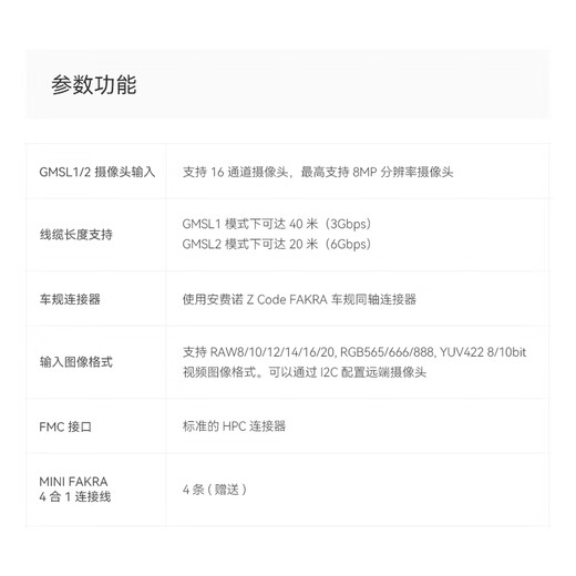 
ALINX autonomous driving HIL hardware in-loop simulation FPGA development board is equipped with 16-channel GMSL2 1 vehicle camera ADAS acquisition module HPC FMC daughter board card FH9712