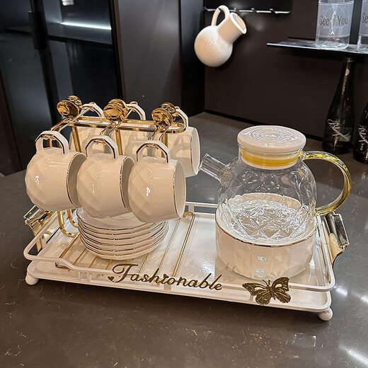 Xibaisheng Housewarming Gifts, Practical Tea Sets, Wedding Gifts, New Home Conservatories, Warm House Cups, Light Luxury Tea Sets, 16-piece Gift Box, Type 886 B