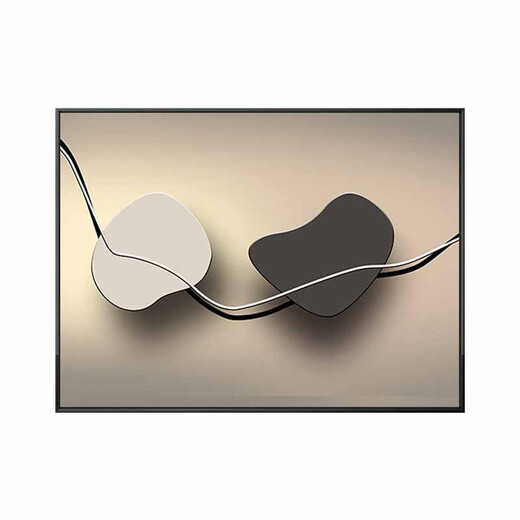 
Meiyouchun horizontal push-pull meter box painting decorative painting hydraulic living room dining room switch box cover distribution box switch box hanging painting HR846 55*45cm (block 45*35) left push-pull black frame