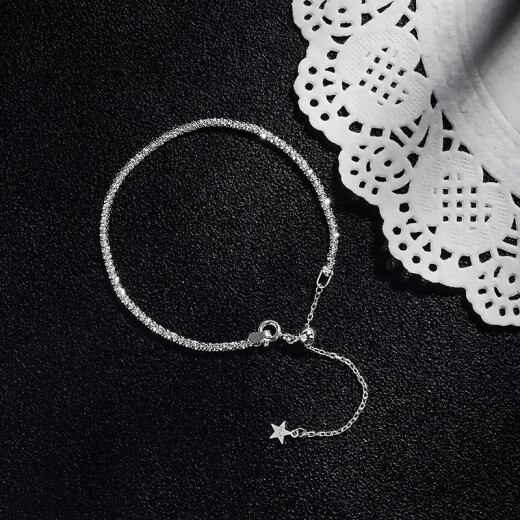 Idel 925 silver niche design baby's breath bestie bracelet female Korean version student simple internet celebrity personality forest style adjustable hand ornaments Christmas gift small star bracelet C133