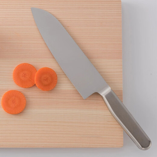 MUJI Santoku couteau de cuisine, couteau de cuisine domestique, lame en argent longueur 17cm