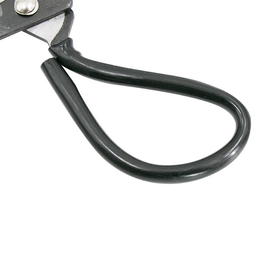 Piclas de Haysdik Industrial Manejo de plástico negro de cuero de acero de carbono Embalaje de cuero y tijeras de corte de acero inoxidable Cuchillo de cocina A3 (3 órdenes) HK-677