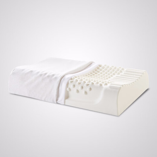 Dr. Sleep (AiSleep) pillow core latex pillow with super 92%+ content imported from Thailand latex neck pillow cervical spine pillow 60*40*10/12cm (pressure-relieving massage particles)