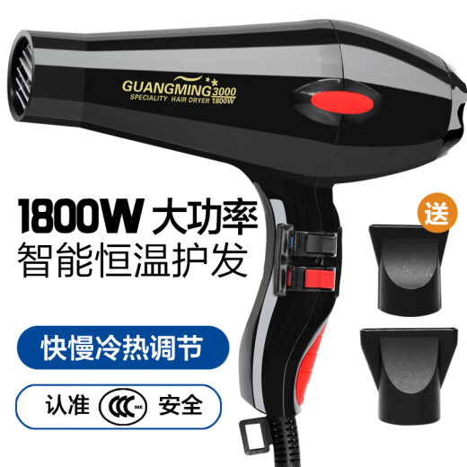 吉品帝光明电吹风光明大功率电吹风RCT3000家用发廊发型师1800w冷热 光明2200W大功率电吹风RCT9928