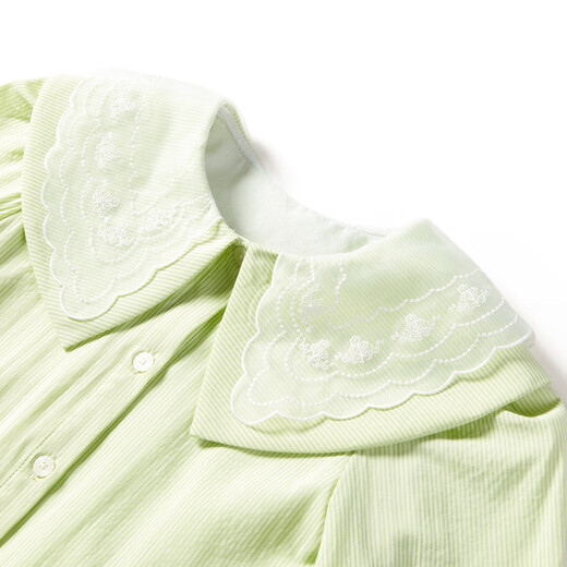 MiniPeace Children's Autumn Girls' Dress F2FAE3120 Yellow 130 cm