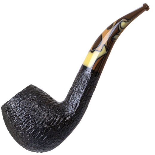 Sharphan (Savinelli) SF handgefertigtes Heather -Rohr 645 Biegung Eimer P427 Paloma Italien importierte 6 -mm -Filterelement für Männer [677 Eierform]