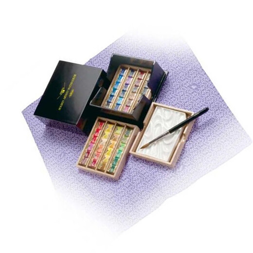 Holbein fester Aquarell 48 Farbmalerei Pigment (Lack Cube) PN699 Künstlerebene professionelles Malerei Set aus Japan Multi-Color