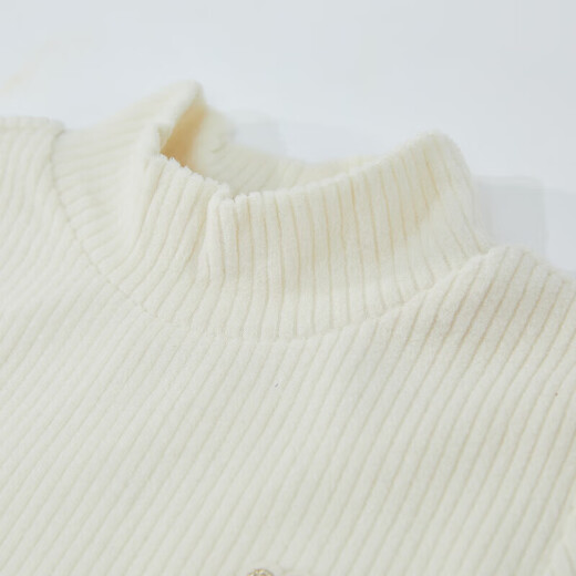 DEESHA children's clothing girls 2025 sweet basic versatile half-turtle collar pit multi-color bottoming shirt for middle and large children