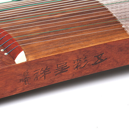 敦煌牌古筝五彩呈祥694L专业演奏级 荷花/牡丹/荷塘月色 8694L 花菱片语  694L五彩呈祥 牡丹白 原厂配置