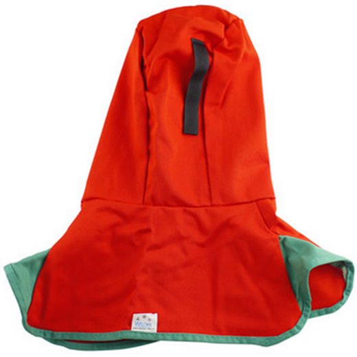 
Flame-retardant dust cap electric welding shawl hat Fire fox 3519 breathable spark splash construction site welder head cover 23B 23-3519