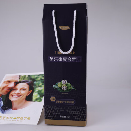 美乐家复合果汁随身包1050ml诺丽果汁大瓶便携装环保超市生活馆官网直购 复合果汁大瓶 1L*1瓶